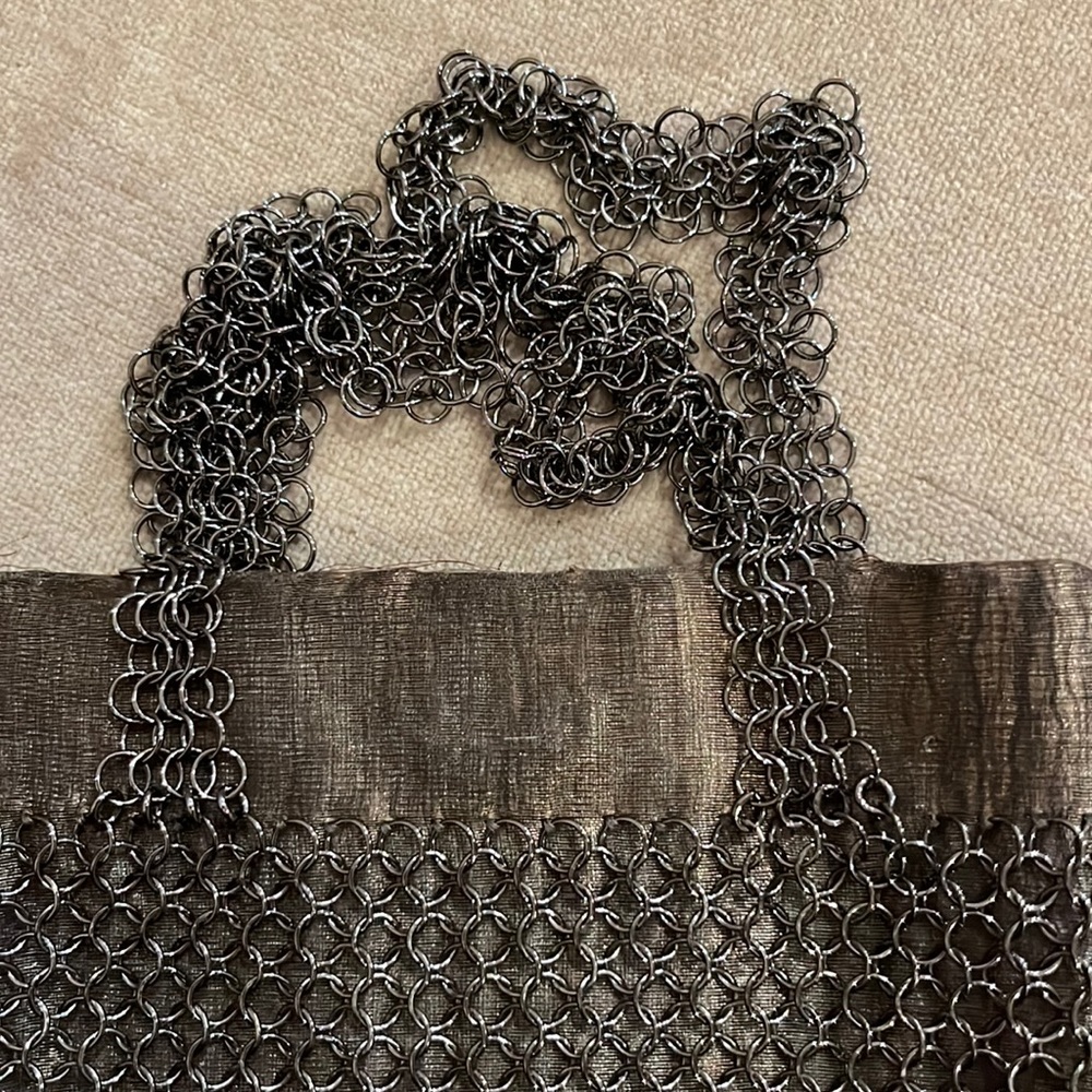Nancy Bacich Mesh Metal Chain Mail Vintage Bag - Picture 12 of 17